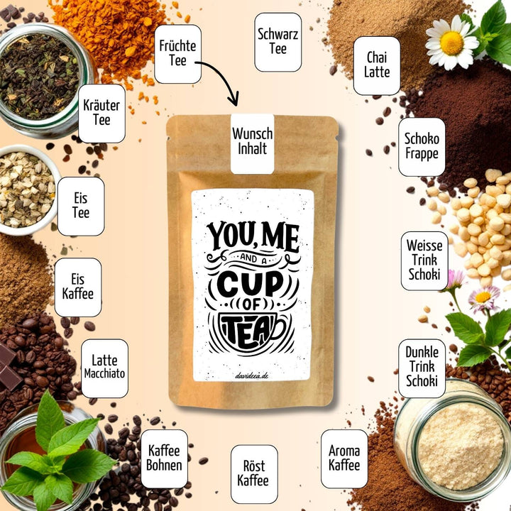 YOU, ME AND A CUP OF TEA Tütchen Mein Shop 